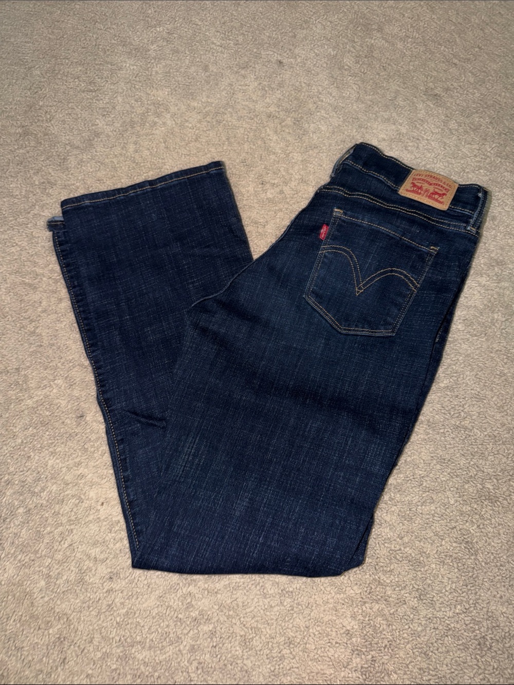 Levi's Women's Dark Indigo Boot Cut Jeans